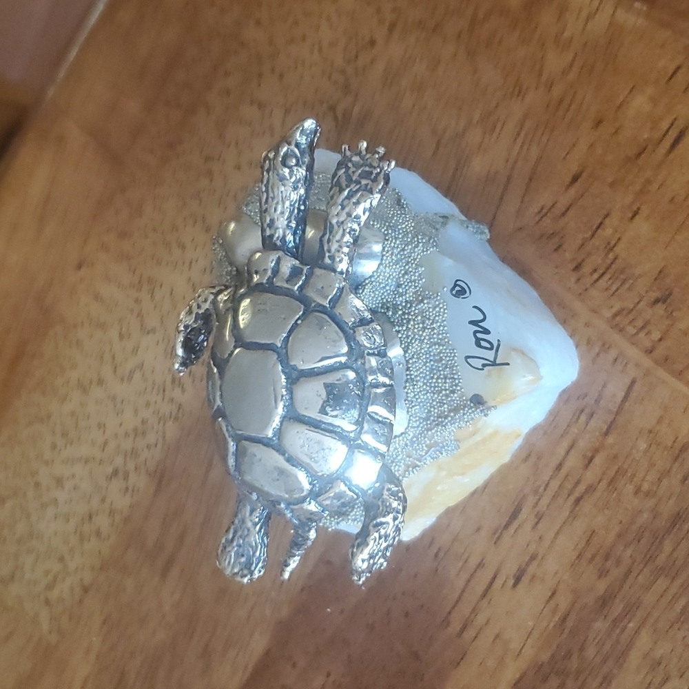 Ron Lee Rare Turtle Sculpture